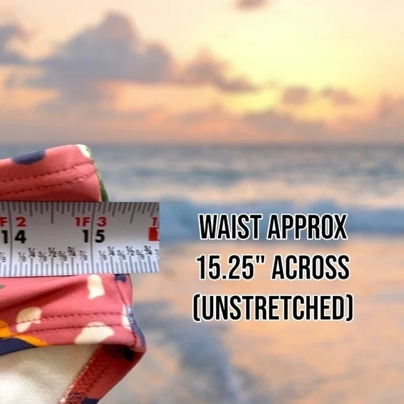 TRUE CRAFT Jungle Print Ruched-Back Hipster Swim Bottoms NWT/Lg - Picture 11 of 12